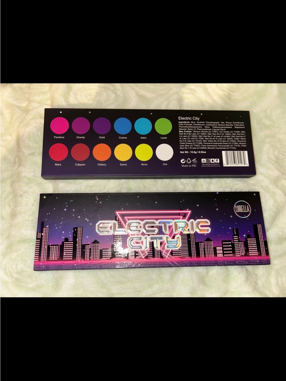 Lurella Electric City Neon Eyeshadow Palette - Multicolor